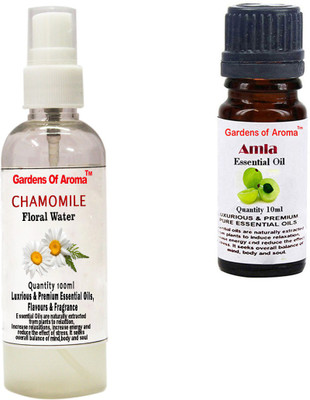 

Gardens Of Aroma Chamomile Floral Water And Amla Essential Oil(110 ml)