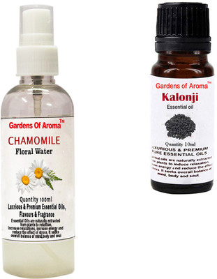 

Gardens Of Aroma Chamomile Floral Water And Kalonji Essential Oil(110 ml)