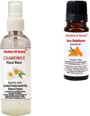 

Gardens Of Aroma Chamomile Floral Water And Seabukthorn Essential Oil(110 ml)