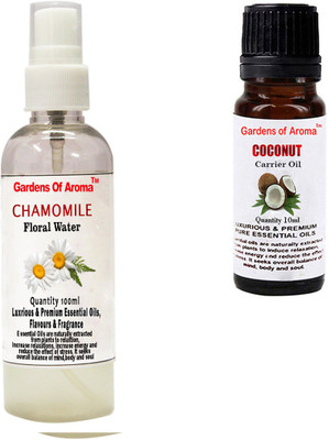 

Gardens Of Aroma Chamomile Floral Water And Coconut Essential Oil(110 ml)