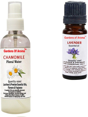 

Gardens Of Aroma Chamomile Floral Water And Lavender Essential Oil(110 ml)