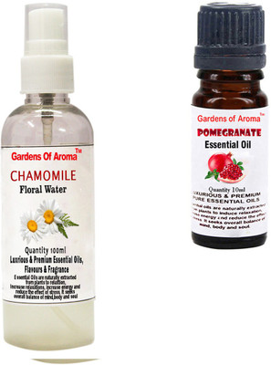 

Gardens Of Aroma Chamomile Floral Water And Pomegranate Essential Oil(110 ml)