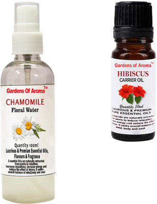 

Gardens Of Aroma Chamomile Floral Water And Hibiscus Carrier Oil(110 ml)