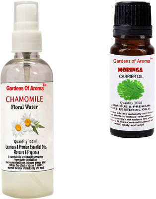 

Gardens Of Aroma Chamomile Floral Water And Moringa Carrier Oil(110 ml)