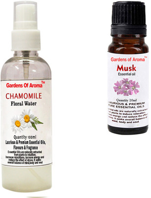 

Gardens Of Aroma Chamomile Floral Water And Musk Essential Oil(110 ml)
