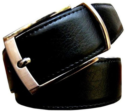 

Dinor Men Casual Black Genuine Leather Belt