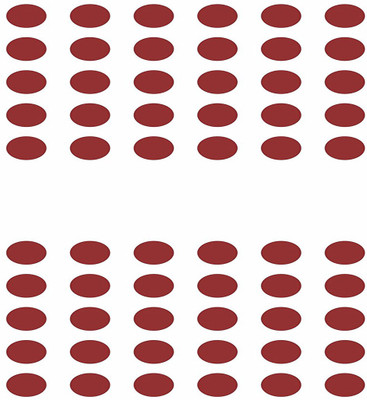 

Kohinoor Size-3 Set-1 maroon round bindi Women Maroon Bindis(Stick on)