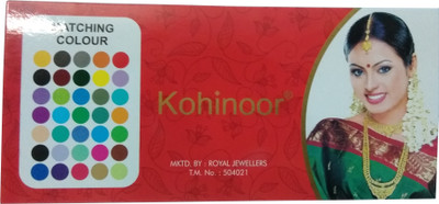

Kohinoor Multicolor round bindi for women Women Multicolor Bindis(Stick on)