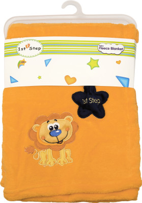

1st Step Plain  Crib Baby Blanket(100% Wool, Yellow