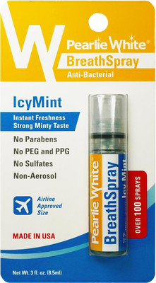 

pearlie white Pearlie White BreathSpray IcyMint 8.5ml (100 sprays) Spray(8.5 ml)