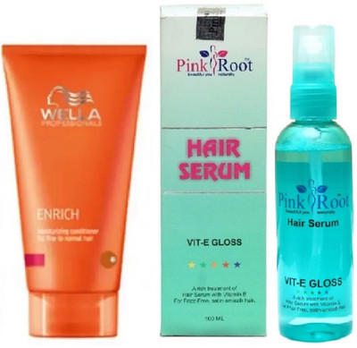 

Pink Root Hair Serum and Wella Enrich Conditioner(Set of 2)