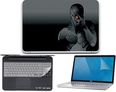 

Gallery 83 ® super hero wallpaper 3 in 1 combo pack with laptop skin sticker decal, key guard, Screen protector all are laptop 15.6 inch Combo Set 3446 vinyl Laptop Decal 15.6 Combo Set