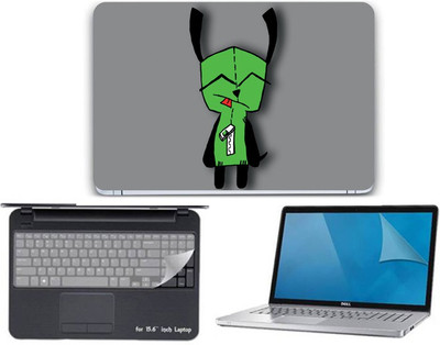 

Gallery 83 ® cartoon 3d wallpaper 3 in 1 combo pack with laptop skin sticker decal, key guard, Screen protector all are laptop 15.6 inch Combo Set 3568 vinyl Laptop Decal 15.6 Combo Set