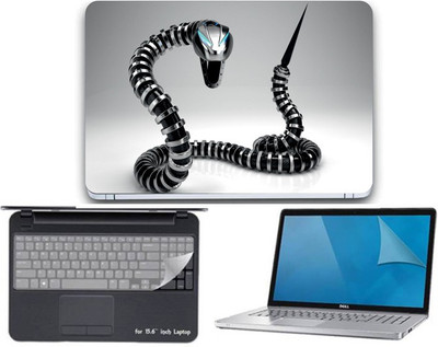 

Gallery 83 ® snake wallpaper 3 in 1 combo pack with laptop skin sticker decal, key guard, Screen protector all are laptop 15.6 inch Combo Set 3443 vinyl Laptop Decal 15.6 Combo Set