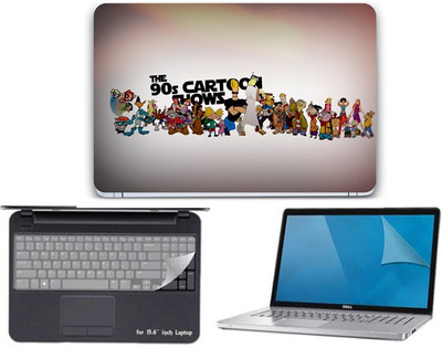

Gallery 83 ® cartoon 90's wallpaper 3 in 1 combo pack with laptop skin sticker decal, key guard, Screen protector all are laptop 15.6 inch Combo Set 3570 vinyl Laptop Decal 15.6 Combo Set