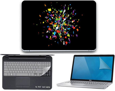 

Gallery 83 ® abstract wallpaper 3 in 1 combo pack with laptop skin sticker decal, key guard, Screen protector all are laptop 15.6 inch Combo Set 3354 vinyl Laptop Decal 15.6 Combo Set