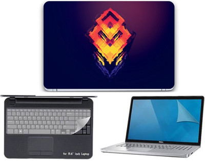 

Gallery 83 ® abstract wallpaper 3 in 1 combo pack with laptop skin sticker decal, key guard, Screen protector all are laptop 15.6 inch Combo Set 3504 vinyl Laptop Decal 15.6 Combo Set
