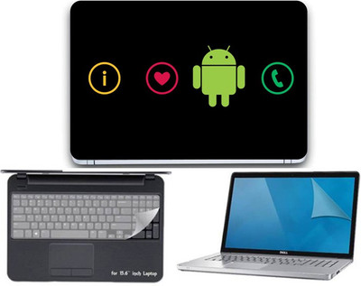 

Gallery 83 ® android wallpaper 3 in 1 combo pack with laptop skin sticker decal, key guard, Screen protector all are laptop 15.6 inch Combo Set 3469 vinyl Laptop Decal 15.6 Combo Set