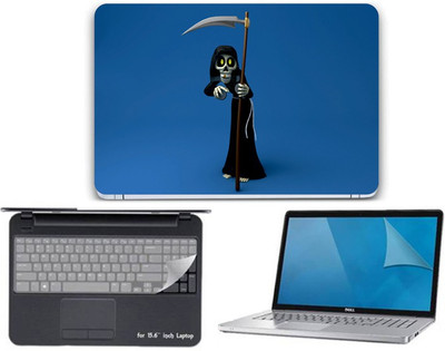

Gallery 83 ® ghost wallpaper 3 in 1 combo pack with laptop skin sticker decal, key guard, Screen protector all are laptop 15.6 inch Combo Set 3562 vinyl Laptop Decal 15.6 Combo Set