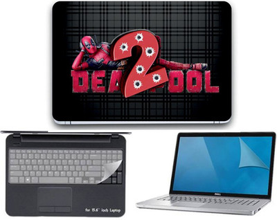 

Gallery 83 ® deadpool 2 wallpaper 3 in 1 combo pack with laptop skin sticker decal, key guard, Screen protector all are laptop 15.6 inch Combo Set 3386 vinyl Laptop Decal 15.6 Combo Set