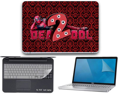 

Gallery 83 ® deadpool 2 wallpaper 3 in 1 combo pack with laptop skin sticker decal, key guard, Screen protector all are laptop 15.6 inch Combo Set 3381 vinyl Laptop Decal 15.6 Combo Set