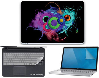 

Gallery 83 ® abstract wallpaper 3 in 1 combo pack with laptop skin sticker decal, key guard, Screen protector all are laptop 15.6 inch Combo Set 3510 vinyl Laptop Decal 15.6 Combo Set