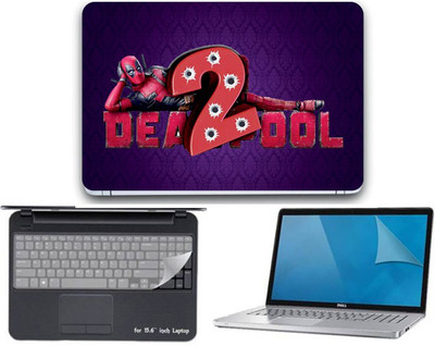 

Gallery 83 ® deadpool 2 wallpaper 3 in 1 combo pack with laptop skin sticker decal, key guard, Screen protector all are laptop 15.6 inch Combo Set 3384 vinyl Laptop Decal 15.6 Combo Set