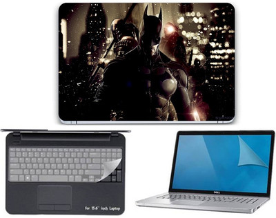 

Gallery 83 ® bat man wallpaper 3 in 1 combo pack with laptop skin sticker decal, key guard, Screen protector all are laptop 15.6 inch Combo Set 3573 vinyl Laptop Decal 15.6 Combo Set