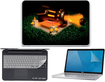 

Gallery 83 ® canon clash of clans games wallpaper 3 in 1 combo pack with laptop skin sticker decal, key guard, Screen protector all are laptop 15.6 inch Combo Set 3563 vinyl Laptop Decal 15.6 Combo Set