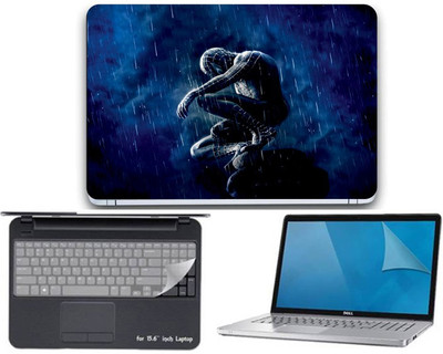 

Gallery 83 ® spiderman logo wallpaper 3 in 1 combo pack with laptop skin sticker decal, key guard, Screen protector all are laptop 15.6 inch Combo Set 3458 vinyl Laptop Decal 15.6 Combo Set