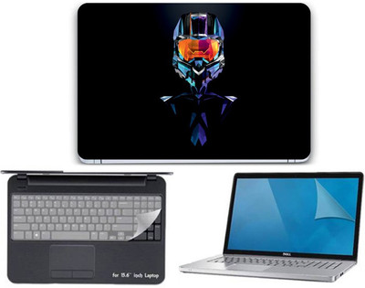 

Gallery 83 ® super hero wallpaper 3 in 1 combo pack with laptop skin sticker decal, key guard, Screen protector all are laptop 15.6 inch Combo Set 3506 vinyl Laptop Decal 15.6 Combo Set