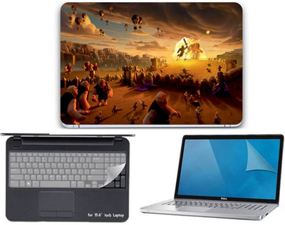 

Gallery 83 ® clash of clans games wallpaper 3 in 1 combo pack with laptop skin sticker decal, key guard, Screen protector all are laptop 15.6 inch Combo Set 3599 vinyl Laptop Decal 15.6 Combo Set