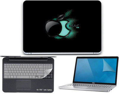 

Gallery 83 ® apple logo wallpaper 3 in 1 combo pack with laptop skin sticker decal, key guard, Screen protector all are laptop 15.6 inch Combo Set 3462 vinyl Laptop Decal 15.6 Combo Set