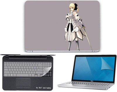 

Gallery 83 ® cartoon wallpaper 3 in 1 combo pack with laptop skin sticker decal, key guard, Screen protector all are laptop 15.6 inch Combo Set 3520 vinyl Laptop Decal 15.6 Combo Set