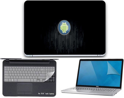 

Gallery 83 ® andriod wallpaper 3 in 1 combo pack with laptop skin sticker decal, key guard, Screen protector all are laptop 15.6 inch Combo Set 3445 vinyl Laptop Decal 15.6 Combo Set