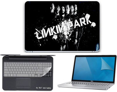 

Gallery 83 ® linkin park wallpaper 3 in 1 combo pack with laptop skin sticker decal, key guard, Screen protector all are laptop 15.6 inch Combo Set 3557 vinyl Laptop Decal 15.6 Combo Set
