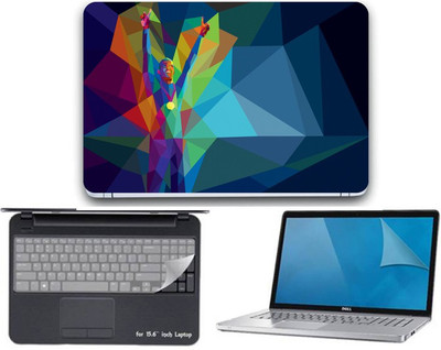 Gallery 83 ® line art winner wallpaper 3 in 1 combo pack with laptop skin sticker decal, key guard, Screen protector all are laptop 15.6 inch Combo Set 3340 vinyl Laptop Decal 15.6 Combo Set