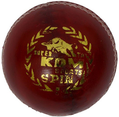 

KDM Sports Spin Cricket Leather Ball(Pack of 1, Maroon)