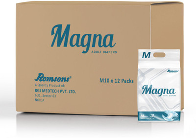 

Magna Adult Diaper 120 Pcs, Waist Size 28”- 40” Adult Diapers - M(120 Pieces)
