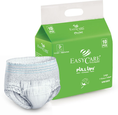 

EASYCARE EC-1134 Pull Ups Adult Disposable Pants - Pack of 10 Pcs (110 X 145 CM) Adult Diapers - L(10 Pieces)