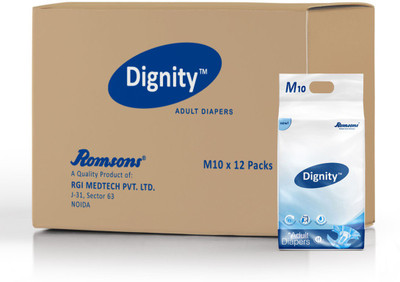

Dignity Adult Diapers 120 pcs, Waist Size 28"-48" Adult Diapers - M(120 Pieces)