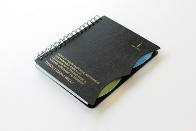 

I CAN I WILL A5 Note Book(3, Black, Brown, Blue), Black;blue;brown