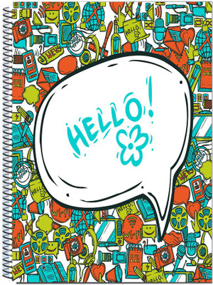 

PRINTHUBS A5 Note Book(A5 Notebook ( Multicolor)NB_25, Multicolor)