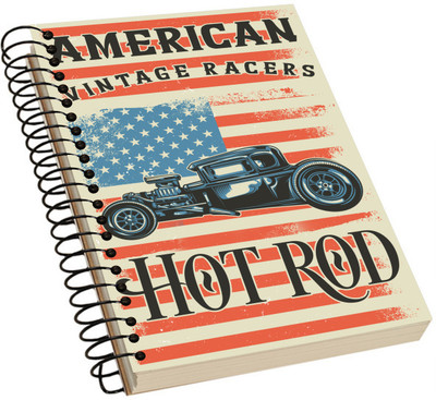 

REJOY A5 Notebook(Vintage Acrylic Notebook, Multicolor)
