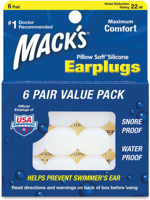 

Mack's Pillow Soft Silicone Earplugs Ear Plug(White)