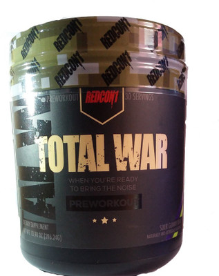 

Redcon1 Total War (Sour Gummy Bear) Nutrition Drink(396 g, Sour Gummy Bear Flavored)