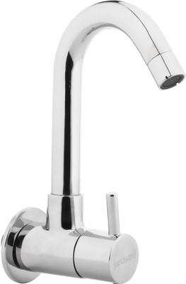 

Hindware F280026CP Sink Cock with Extended Swivel Spout Stop Cock Faucet(Wall Mount Installation Type)