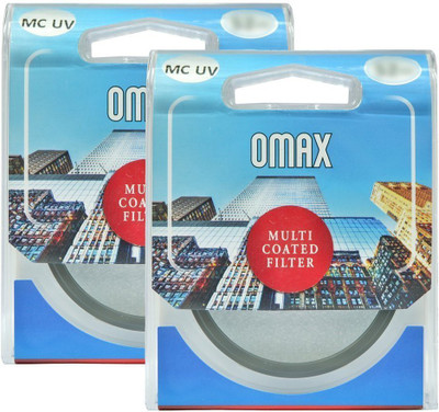 

Omax mc uv filter for Nikon d3400/d5300/d5600 af-p 18-55mm vr + af-p 70-300mm vr Lens (Set of 2 Filter) UV Filter(55)