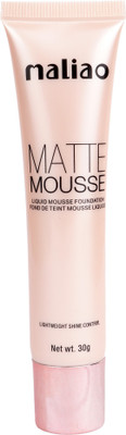 

malio light weight liquid matte mousse foundation long lasting daily use for women Foundation(Beige)