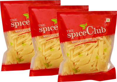 

The Spice Club Pappad Fryums Potato Tube White (Crunchy and Tasty, Ready to Fry) - Fryums 250 g(Pack of 3)
